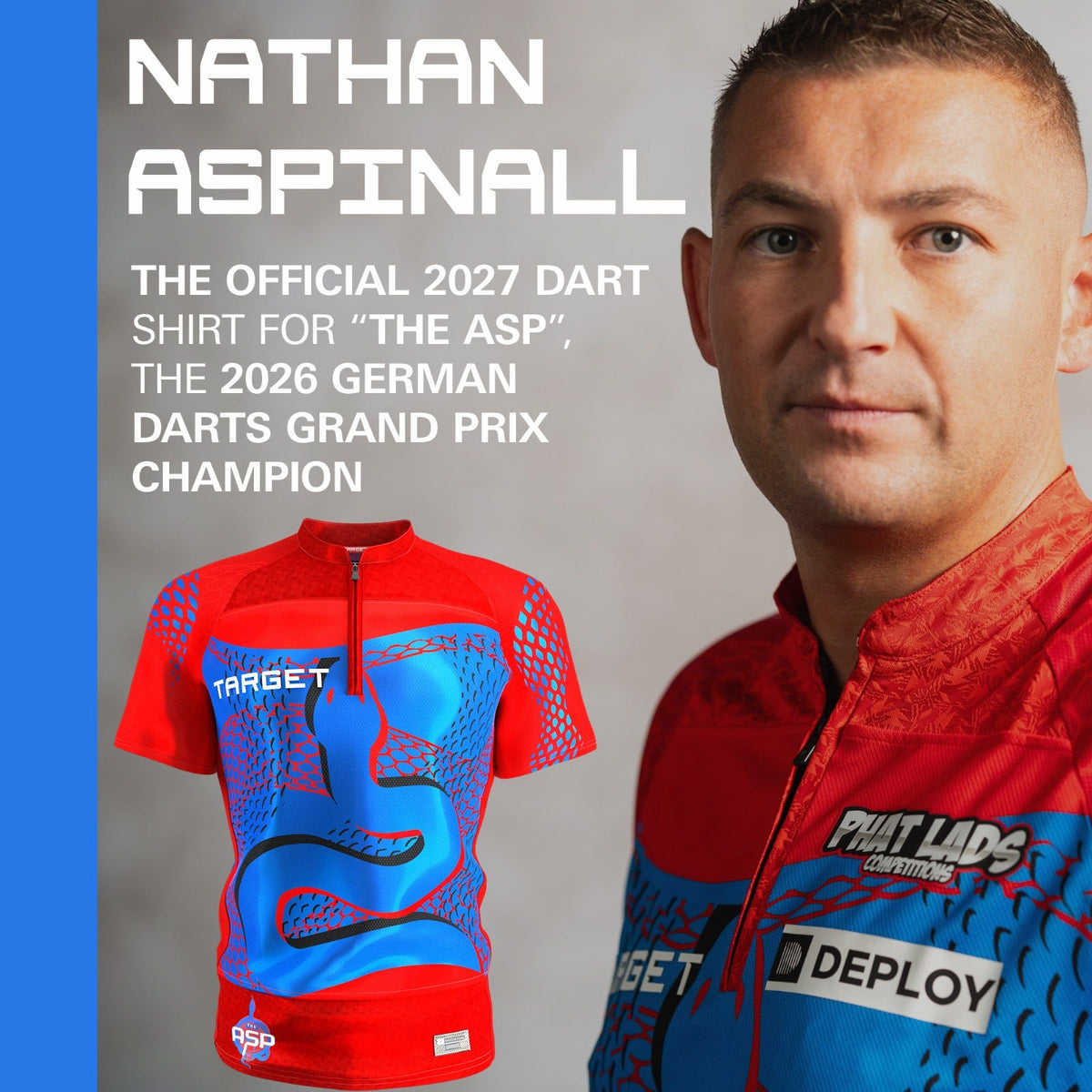 Target Nathan Aspinall 2027 darts shirt, view 2