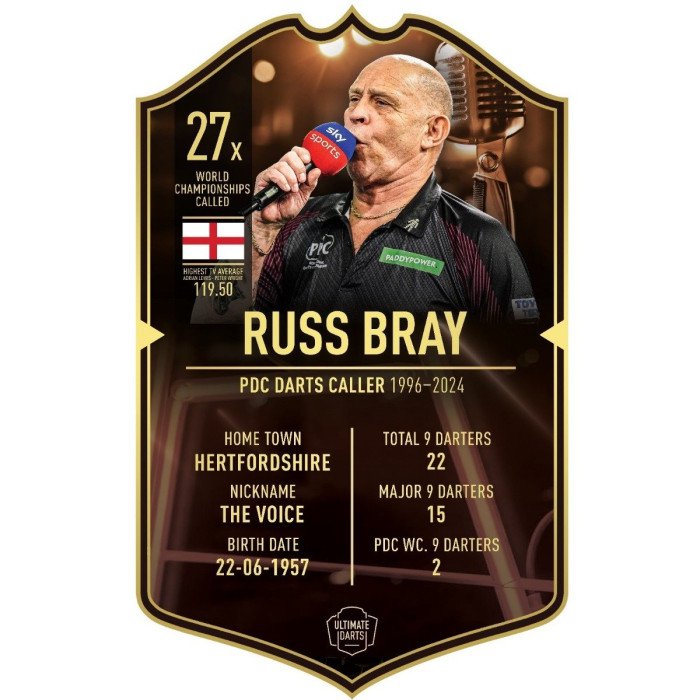 Ultimate Darts - Russ Bray Card