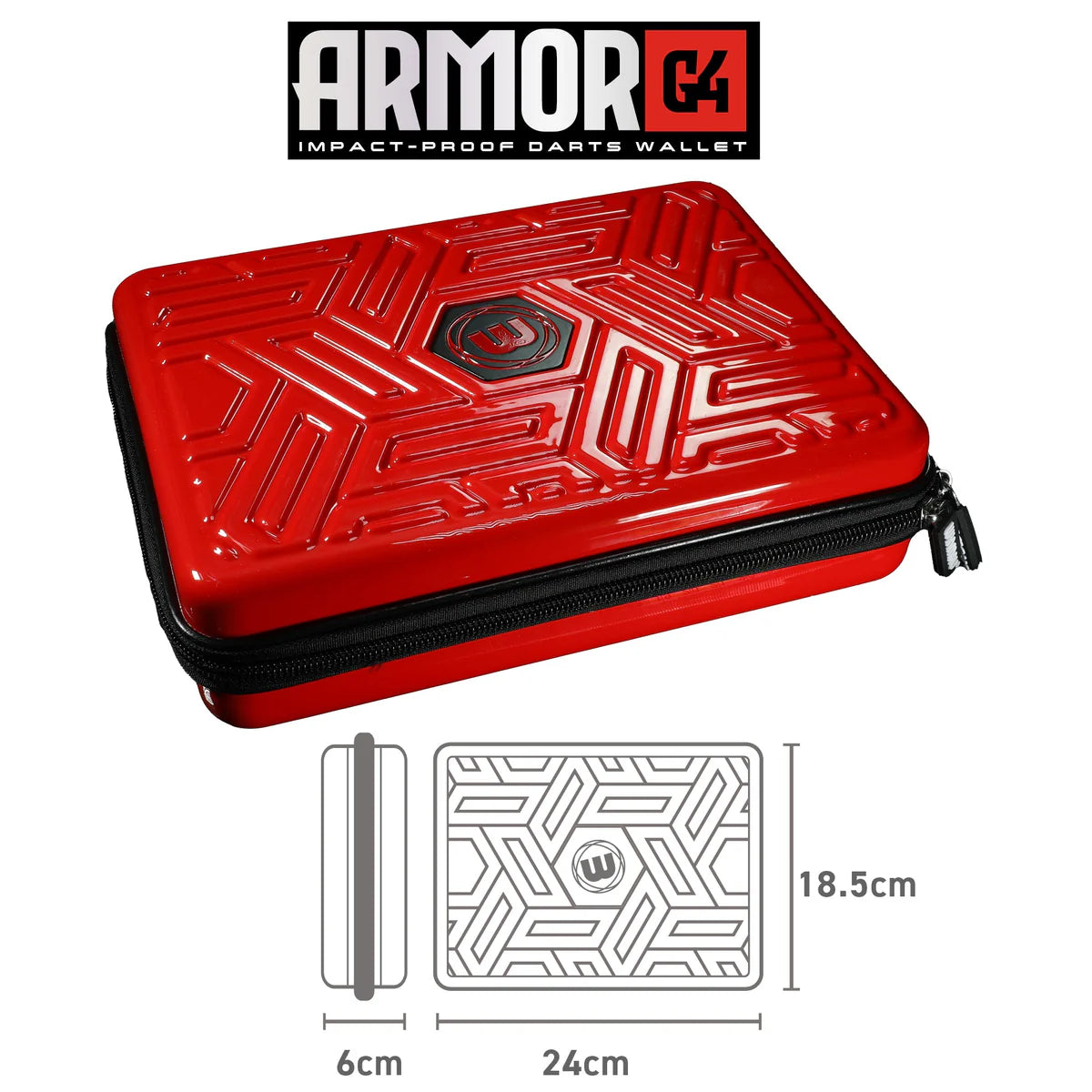 Winmau - Armor G4 Red Darts Case