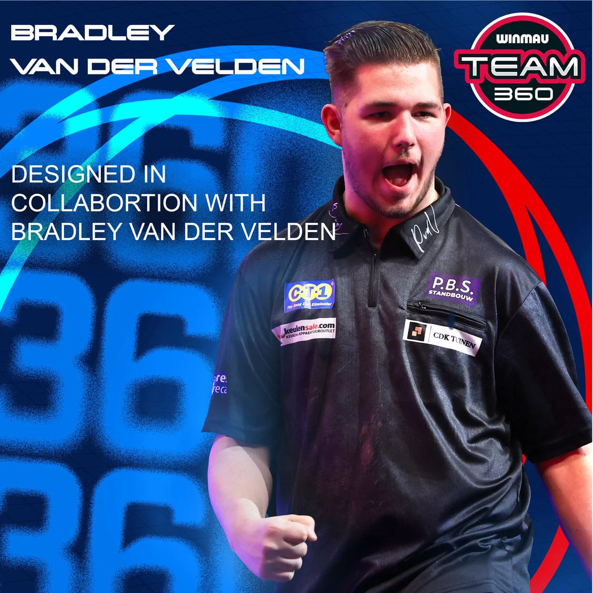 Winmau - Bradley Van Der Velden - 90% Tungsten Darts