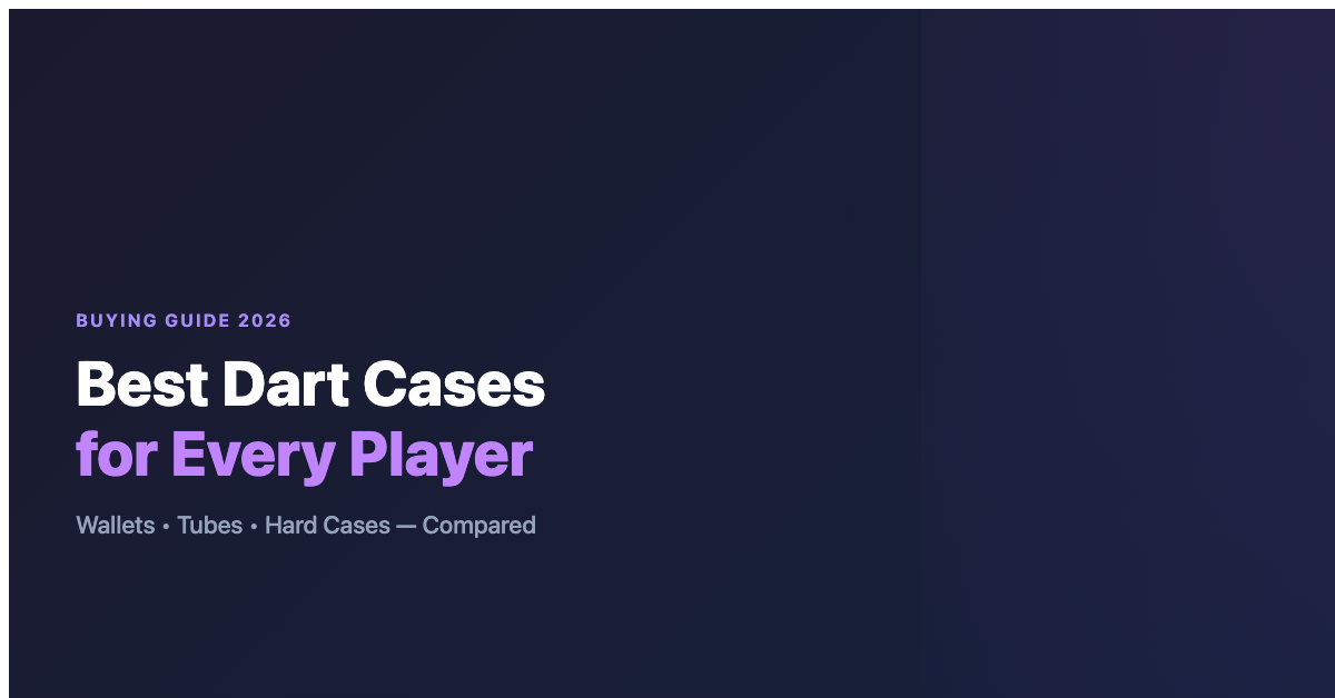 Best Dart Cases UK 2026: Protect Your Darts in Style