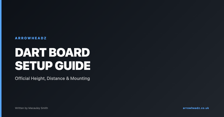 How to set up a dart board at home - official height and distance measurements