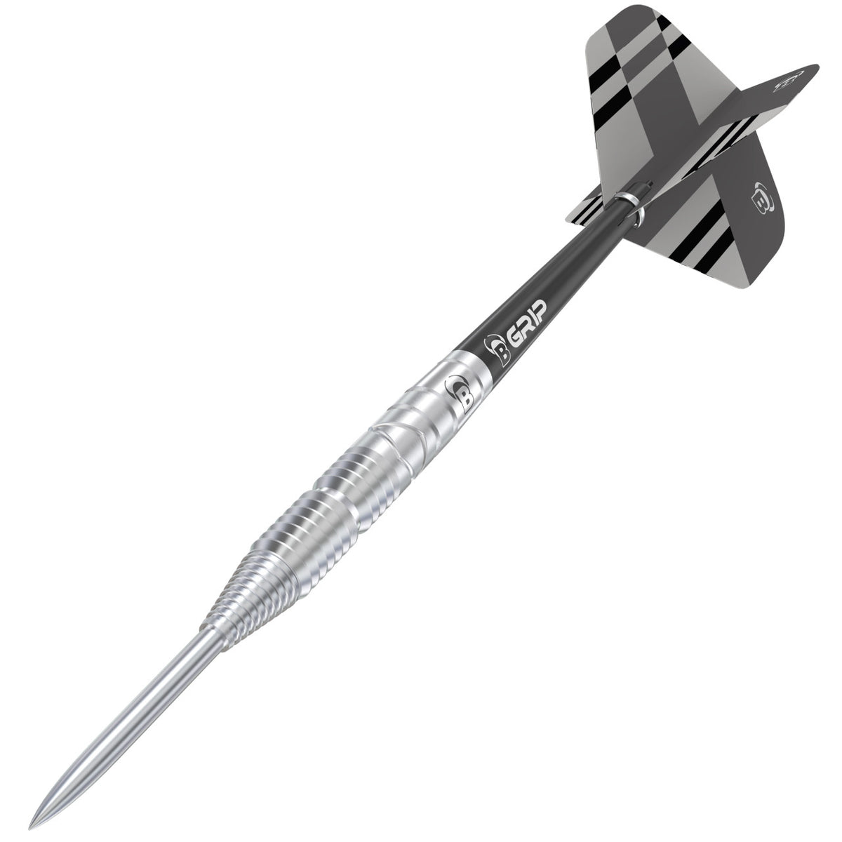Bull's Tac T3 dart showing the torpedo barrel and grip zones