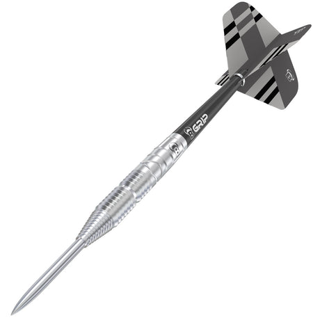 Bull's Tac T3 dart showing the torpedo barrel and grip zones