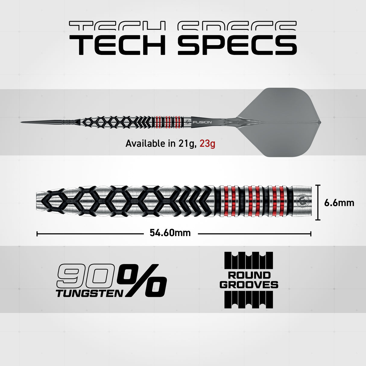 Winmau - Fornax Tapered - 90% Tungsten Darts (SP)