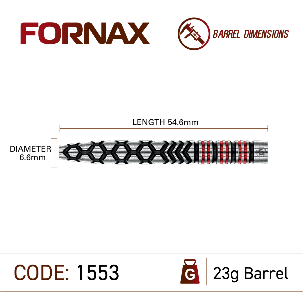 Winmau - Fornax Tapered - 90% Tungsten Darts (SP)