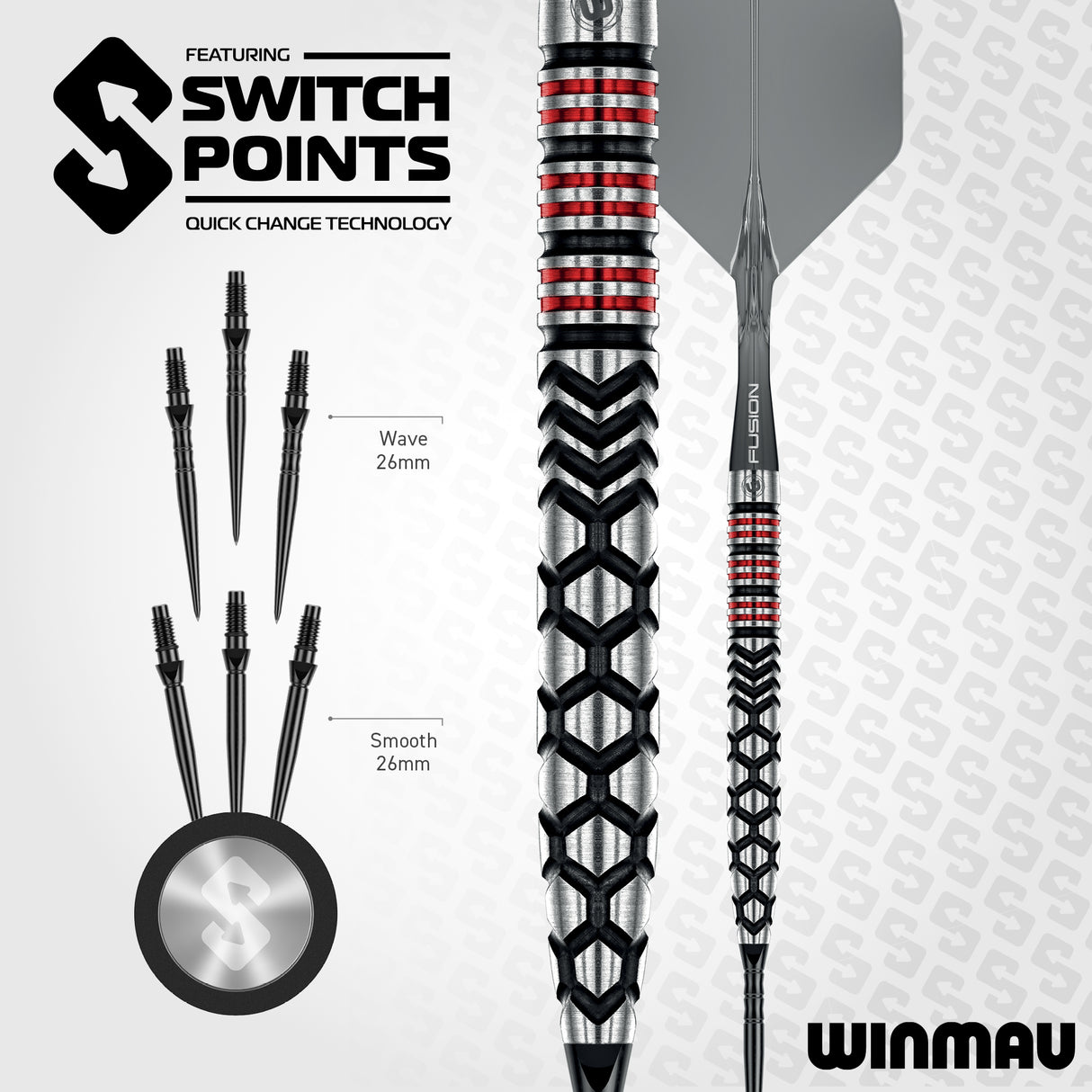 Winmau - Fornax Tapered - 90% Tungsten Darts (SP)