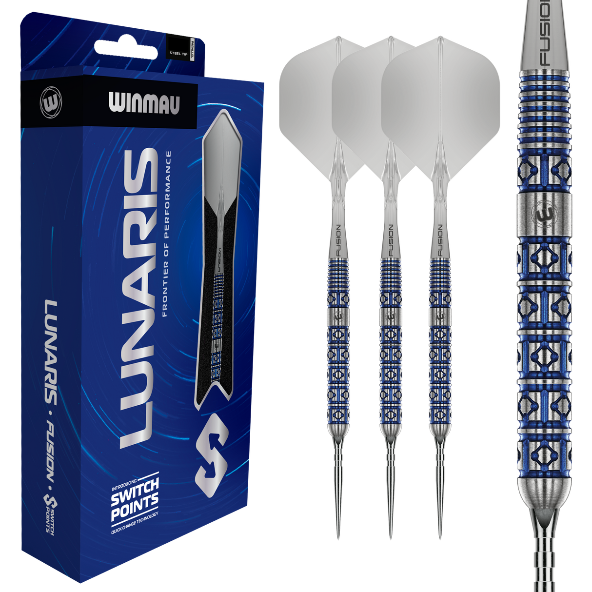 Winmau - Lunaris Parallel - 90% Tungsten Darts (SP)