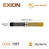 Winmau - Exion Parallel - 90% Tungsten Darts (SP)