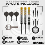 Winmau - Exion Parallel - 90% Tungsten Darts (SP)