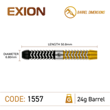 Winmau - Exion Parallel - 90% Tungsten Darts (SP)