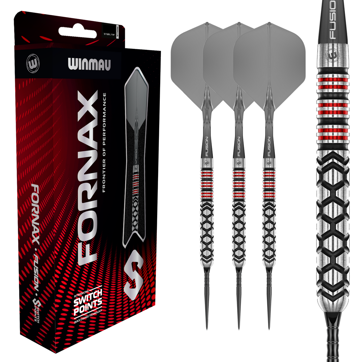 Winmau - Fornax Parallel - 90% Tungsten Darts (SP)