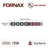 Winmau - Fornax Parallel - 90% Tungsten Darts (SP)