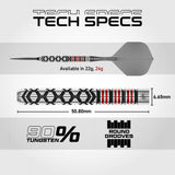 Winmau - Fornax Parallel - 90% Tungsten Darts (SP)