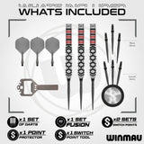 Winmau - Fornax Parallel - 90% Tungsten Darts (SP)