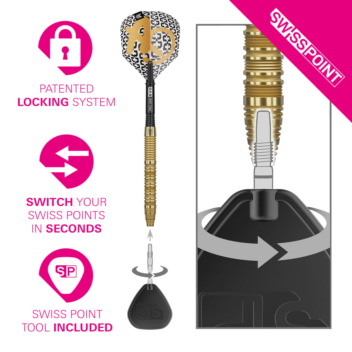 Target - Bolide Envy 01 - 90% Tungsten Darts (SP)