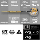 Target - Bolide Envy 02 - 90% Tungsten Darts (SP)