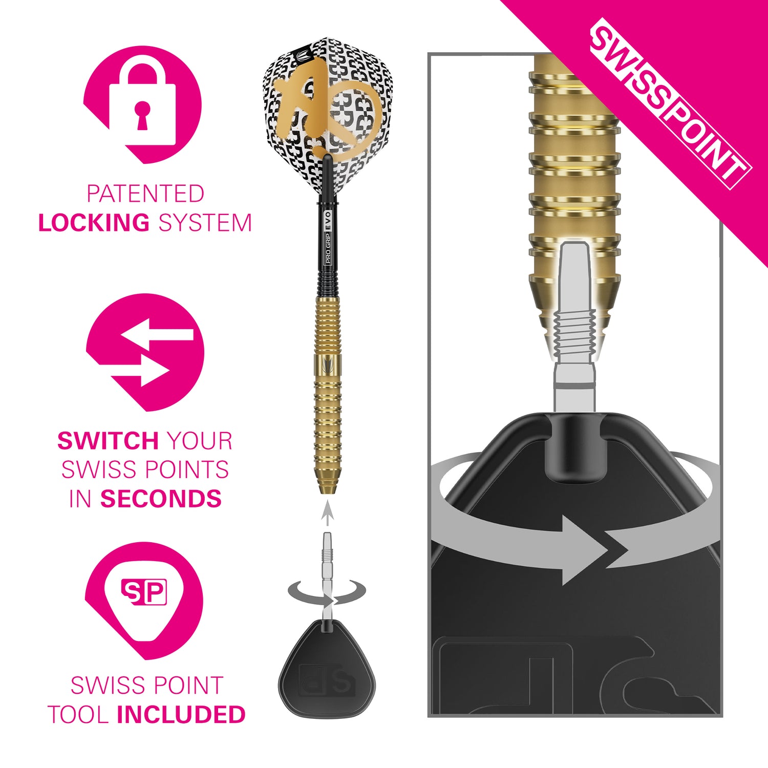 Target - Bolide Envy 02 - 90% Tungsten Darts (SP)