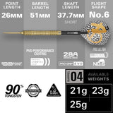 Target - Bolide Envy 04 - 90% Tungsten Darts (SP)