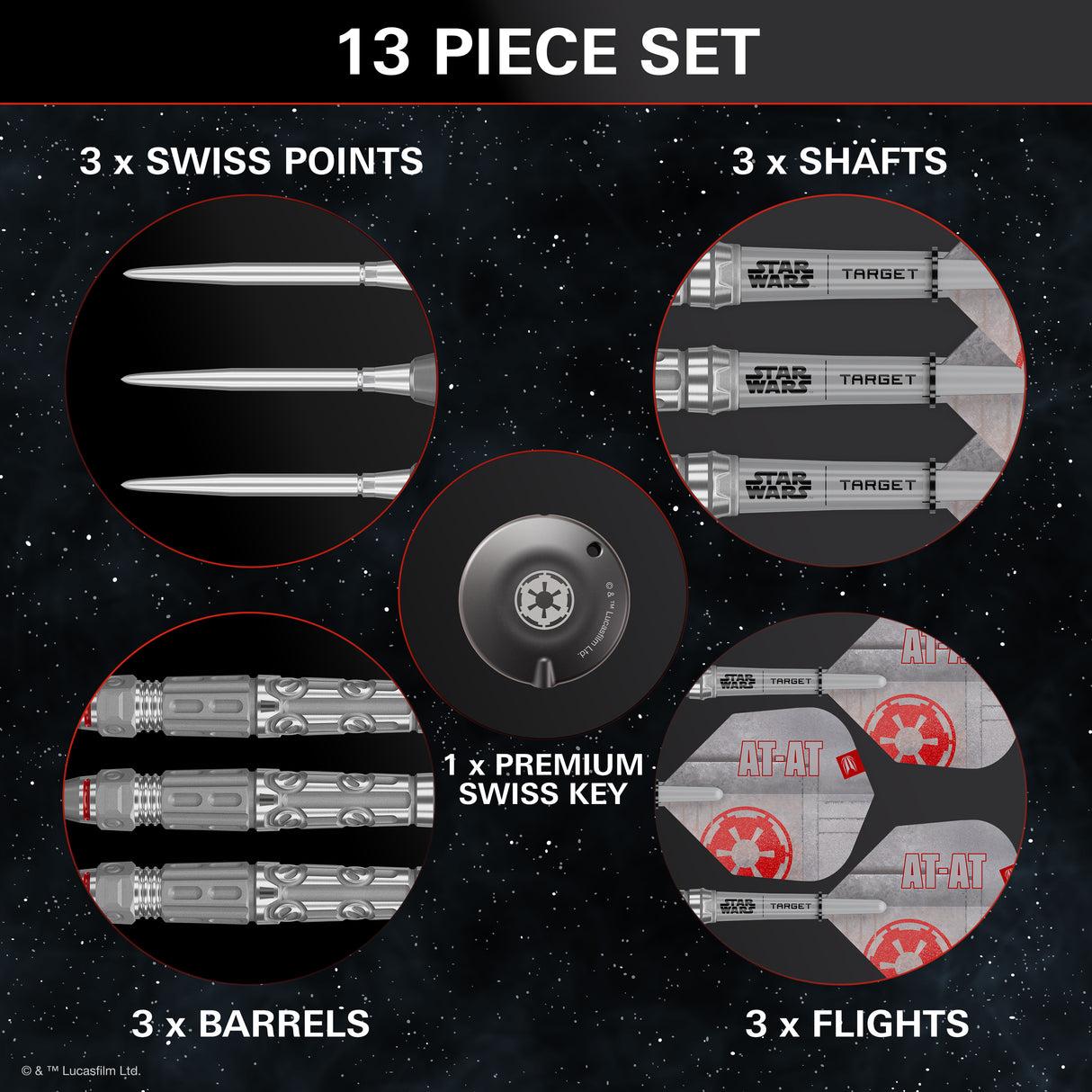 Target | Star Wars - AT-AT - 90% Tungsten Darts (SP)