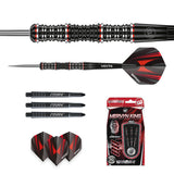 Winmau Mervyn King SE set contents with Winmau shafts and flights