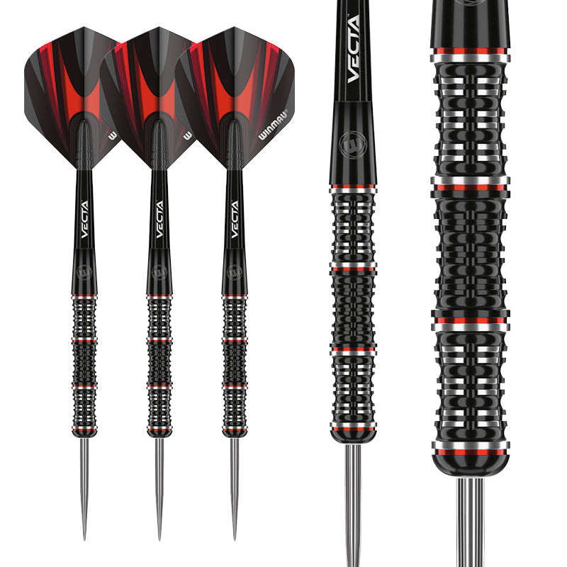 Set of three Winmau Mervyn King SE darts