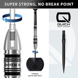 Harrows - Supergrip Bomb - 90% Tungsten Darts (QP)