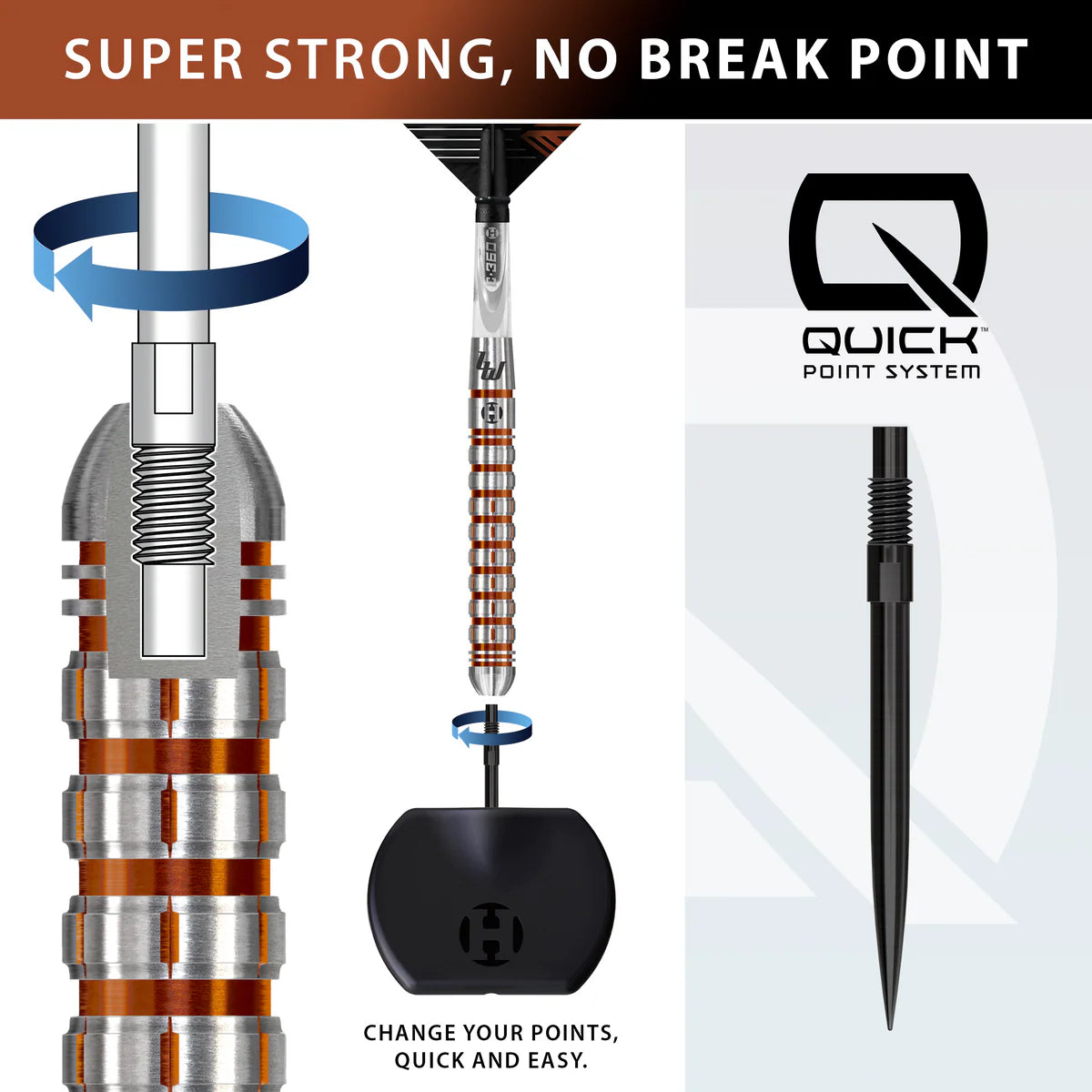 Harrows - Luke Woodhouse Series 2 - 90% Tungsten Darts (QP)