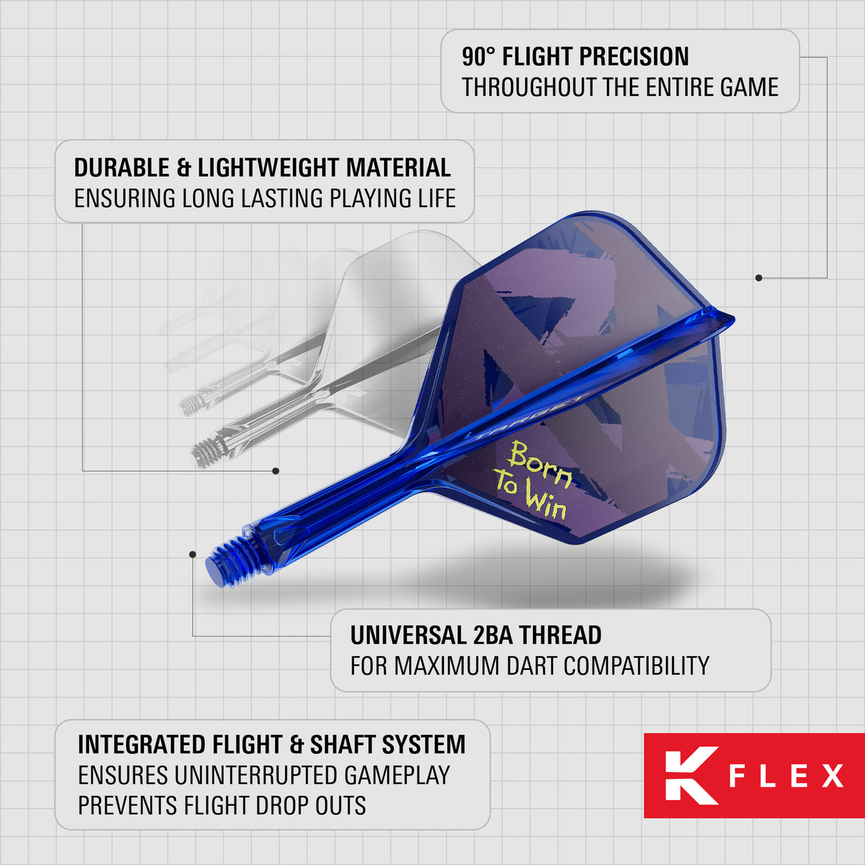 Target - Luke Littler Born To Win K-Flex No.6