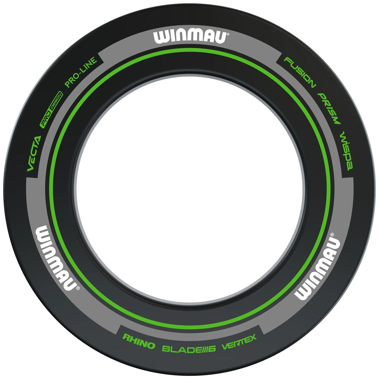 Winmau - Advance Green & Black Dartboard Surround