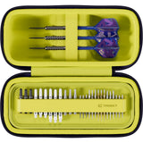 Born To Win BOA darts case open flat with darts