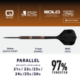 Harrows - Wolfram Trinity - 97% Tungsten Darts (QP)