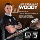 Harrows - Luke Woodhouse Series 3 - 90% Tungsten Darts (QP)