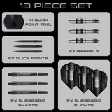 Harrows - Supergrip Bomb - 90% Tungsten Darts (QP)