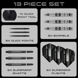 Harrows - Supergrip Torpedo - 90% Tungsten Darts (QP)