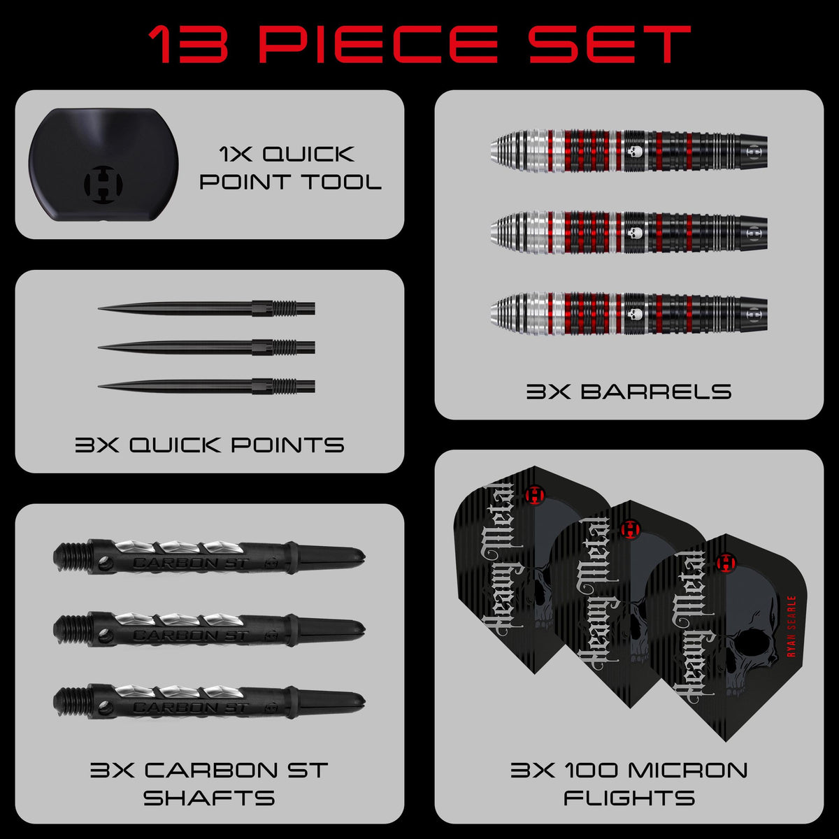 Everything included in the Ryan Searle Series 2 QP set