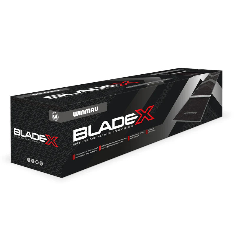 Winmau - Pro Zone Precision Soft Feel Blade X Darts Mat & Integrated Oche