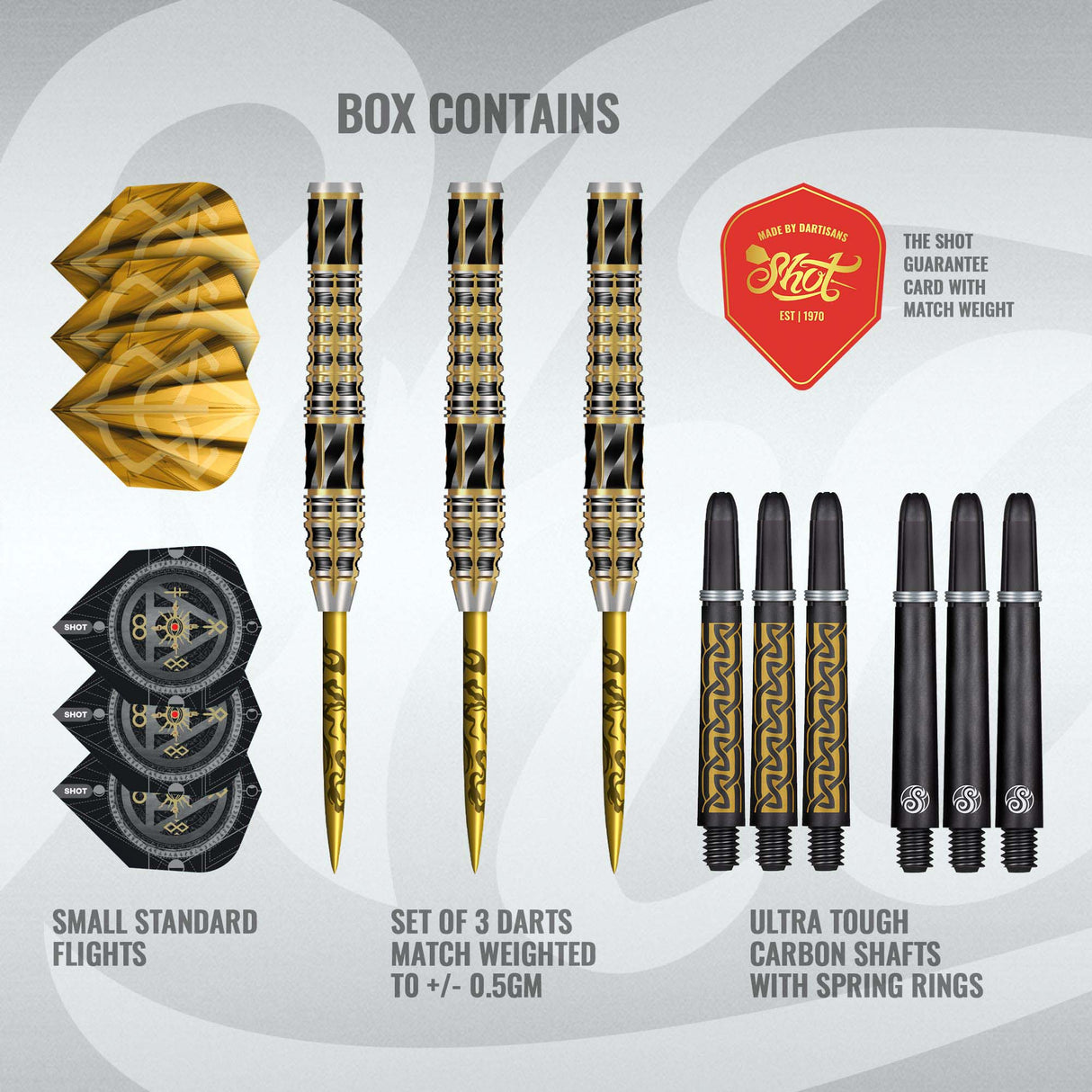 Shot - Alchemy Auro - 95% Tungsten Darts