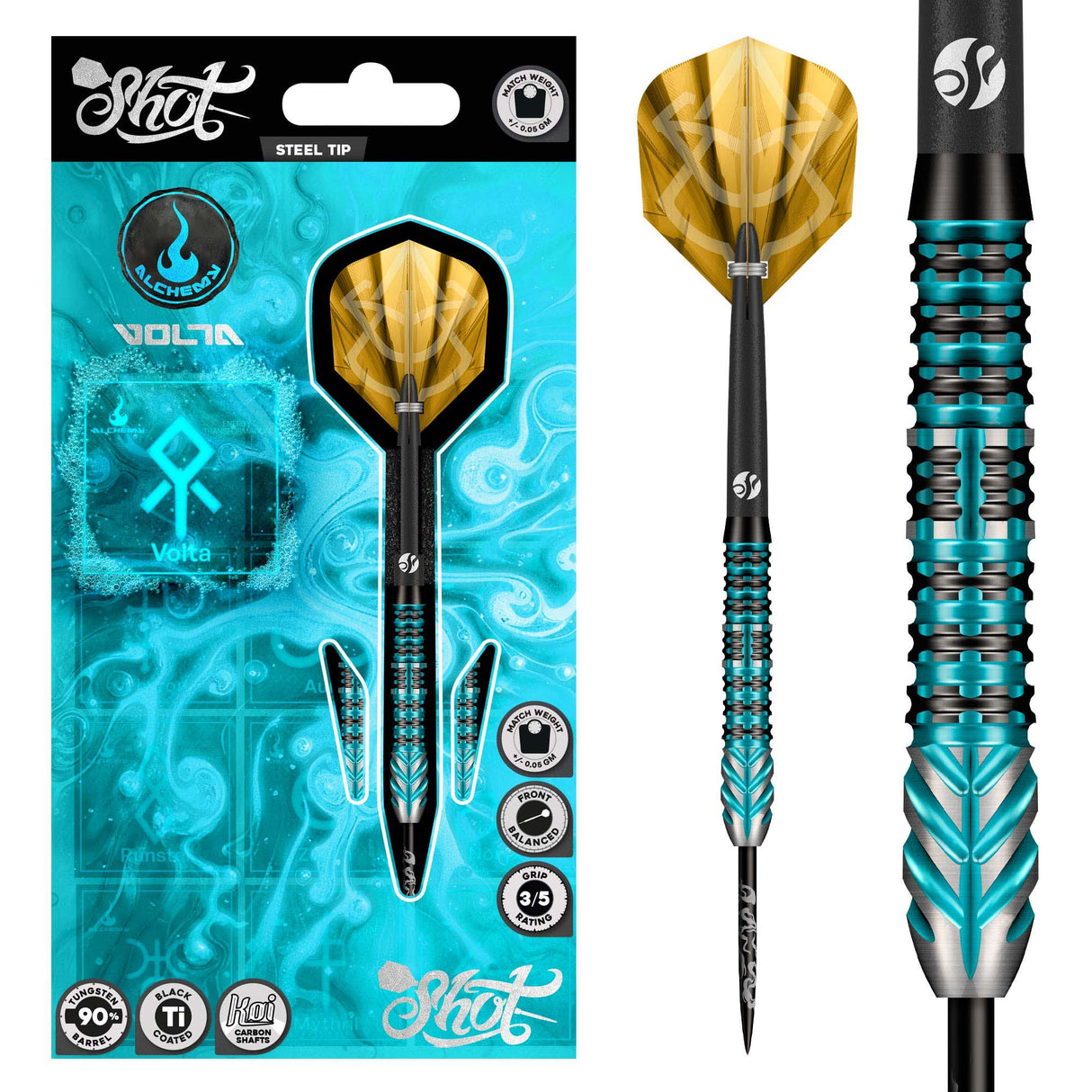 Shot - Alchemy Volta - 90% Tungsten Darts
