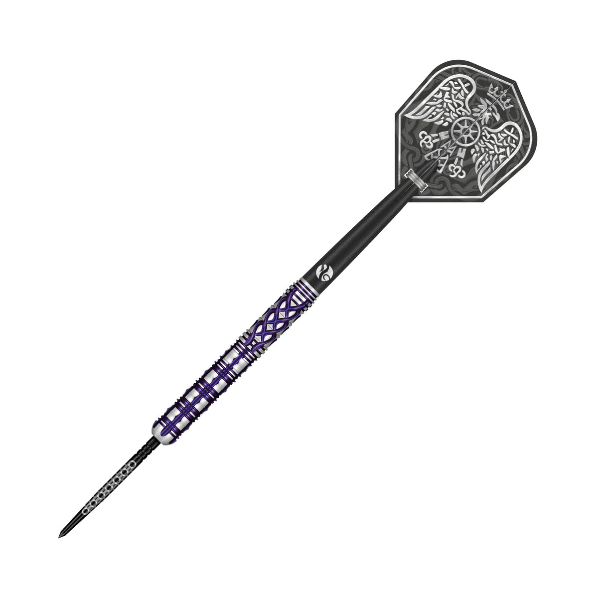 Shot Goths Visara barrel close-up – Ironweave tail with stepped centre and front