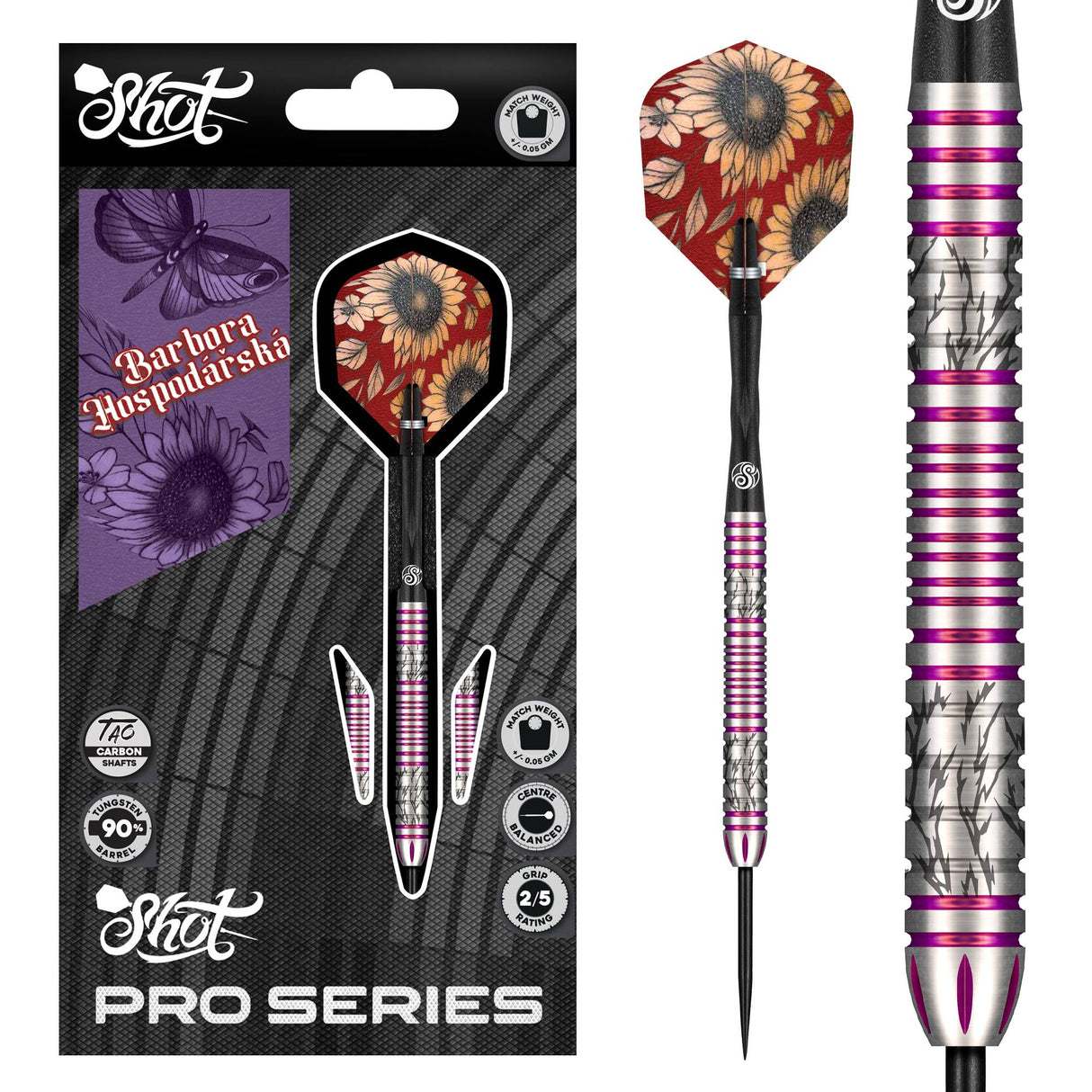 Shot - Pro Series Barbora Hospodarska 2.0 - 90% Tungsten Darts