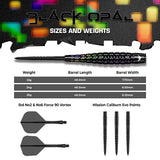 Mission - Black Opal - 95% Tungsten Darts