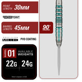 Target Japan Black Marque Pierce Darts
