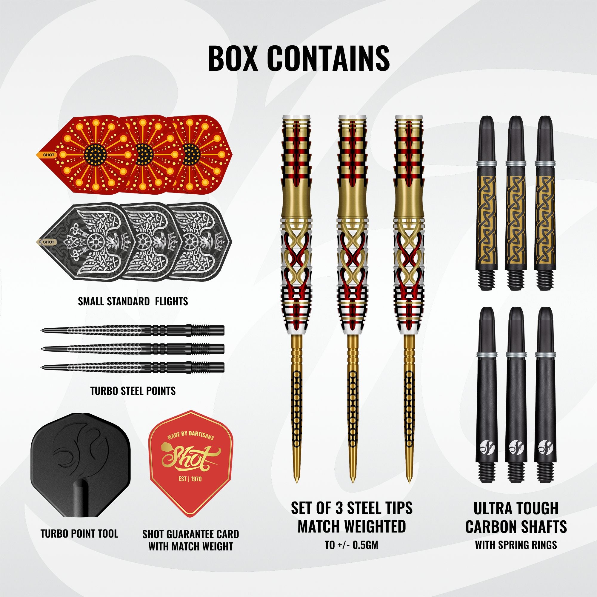 Shot - Goths Alaric - 95% Tungsten Darts (TP) – ArrowHeadz