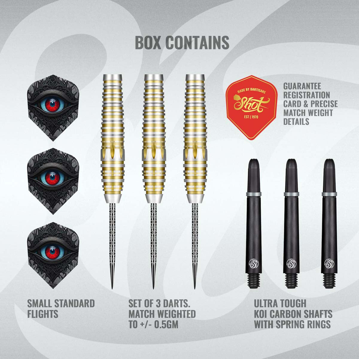 Shot - Celt Balor - 90% Tungsten Darts