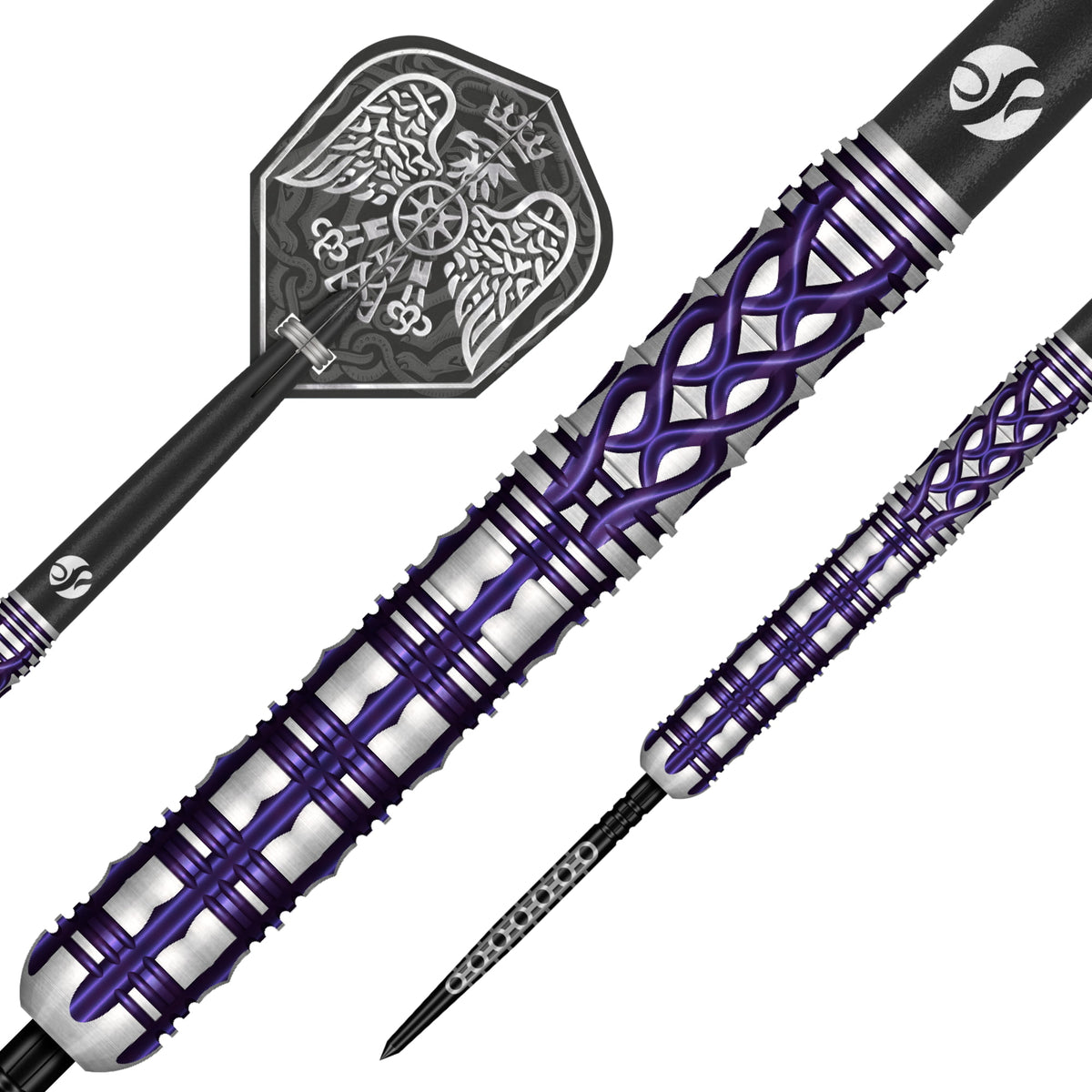 Shot Goths Visara dart – assembled with Shot flight and shaft