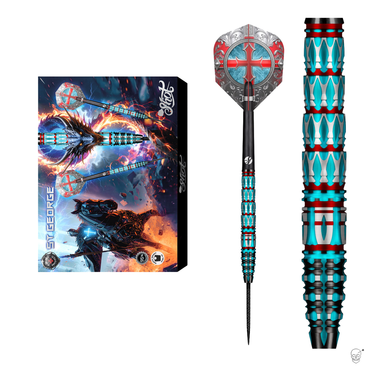Shot - Future Knights St George - 95% Tungsten Darts