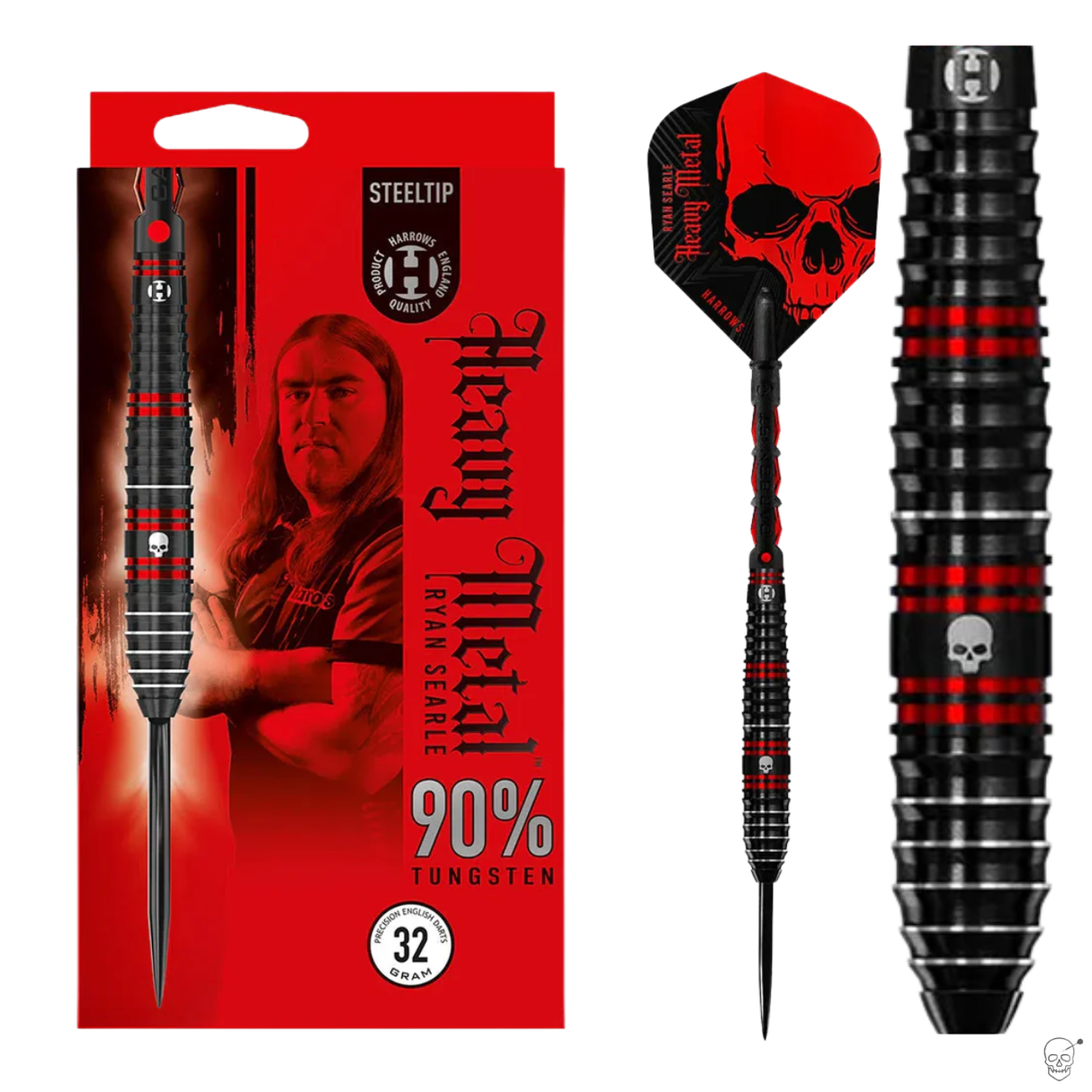 Harrows - Ryan Searle Heavy Metal - 90% Tungsten Darts