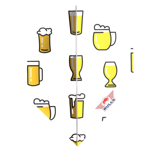 Bull's NL - Design 100 Beer Cartoons No.2 Flights