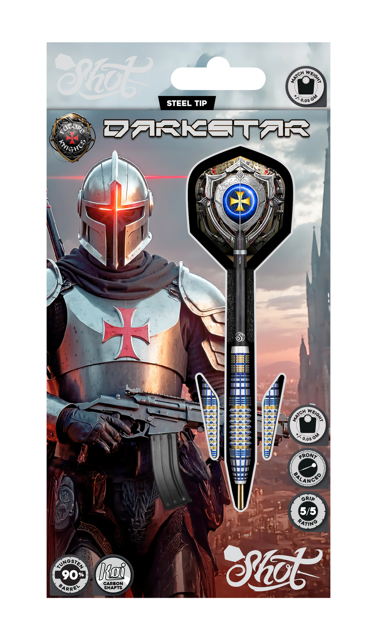 Shot - Future Knights Darkstar - 90% Tungsten Darts